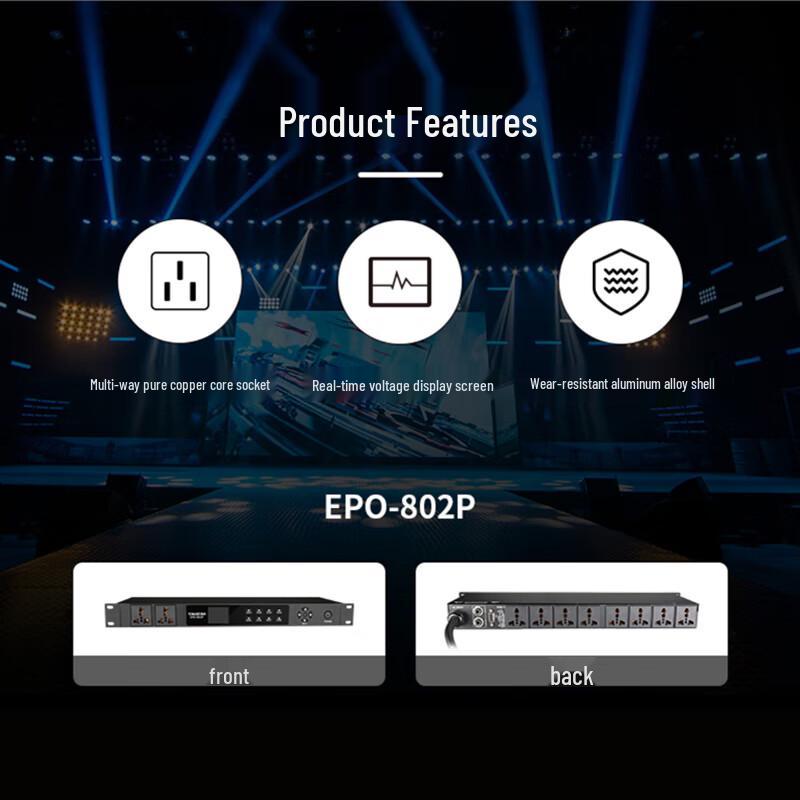 TAKSTAR EPO-802P 8-Channel Power Sequencer