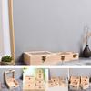 Personalizable Wooden Square Box Perfect for DIY Projects and Home Decor