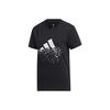 adidas Logo Dissolving Print Sports Crew Neck Short Sleeve T-Shirt Women’s Black