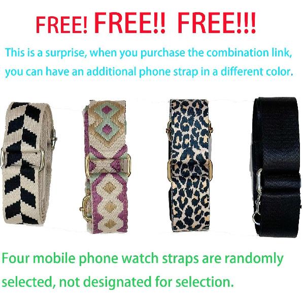 

Ремешок для телефона с карманом на молнии, ремешок с клипсой для телефона с кошельком кроссбоди, ремешок для телефона кроссбоди New Pattern-pink（1pcs-a