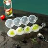 New Four-Cavity Ice Ball Mold: Quick-Freeze, Easy-Release, Perfect for Whiskey