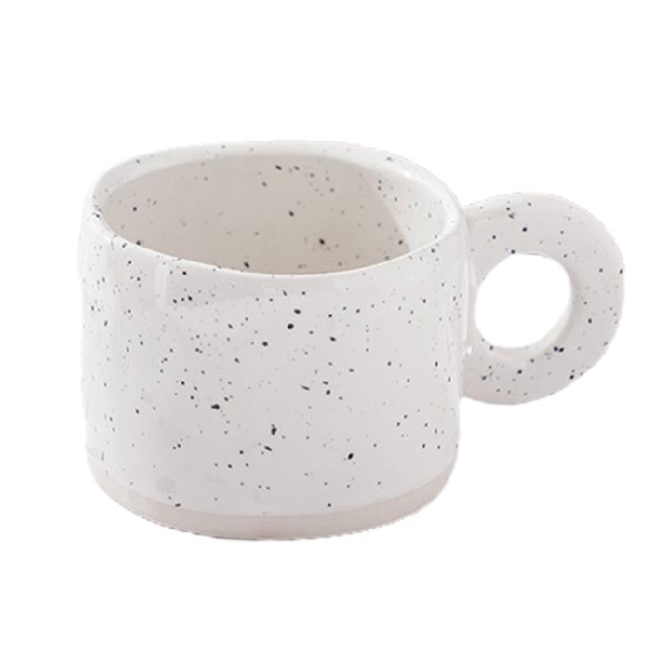 

Ins Style Round Handgrip Cups Coffee Mugs Milk Tea Cups Drinkwares for Kitchens 1 білий