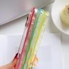 Fresh Macaron Colored Clear Hard Case PC+TPU 2in1 Protective Back Cover for iPhone 17 16e 16 15 14 Plus 13 12 11 Pro Max