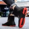 Lightweight Non Slip Male Shoes Booties Thick Platform On Offer Water Adult Designer Low-heel Fashion Wide Toes Men's Rain Boots