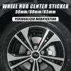 4pc 56 60 65mm Car Badge Emblem Car Wheel Center Hub Caps Stickers For Ford Focus 2 3 MK3 MK4 Fiesta Kuga Explorer Mondeo Stylin