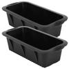 2pcs Extra Large Easy Demould Silicone Ice Cooler Reusable Big Ice Cube Tray for Bath Chiller