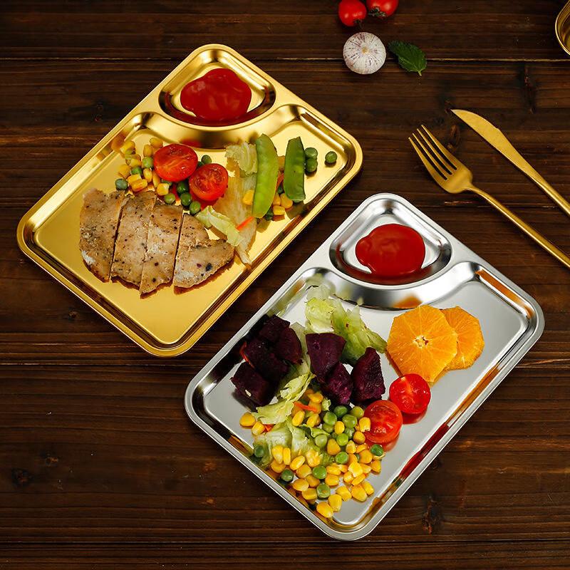 Korean Style 201 Stainless Steel Snack Plate