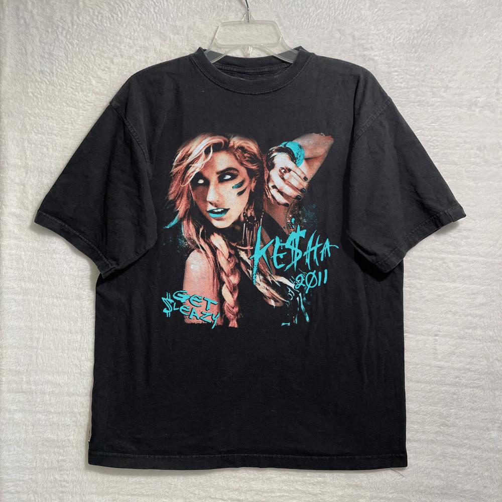 

New Popular Kesha Get Sleezy Short Sleeve Black S-5XL Shirt FF065 Unisex T-Shirt S
