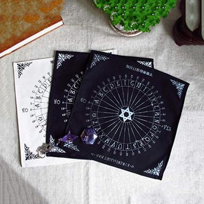 Altar Tarot Cloth Tablecloth Divination CARDS Wicca Witch Tapestry Pentacle