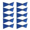 10 Pcs Chair Sashes Stretchy Chair Back Bands Chair Ties Bows with Buckle Slider for Wedding Party Hotels Banquet Decoration