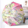 1pc Precure Outdoor Umbrella - Automatic Opening/Closing, Portable 3-Fold Design with Iron Frame for Festive Gifts, Travel, Daily Use, Suitable for Fa