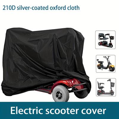Reusable Heavy Duty Scooter Cover, Durable Oxford Fabric, Single Piece Protection Design, Suitable for Electric Models