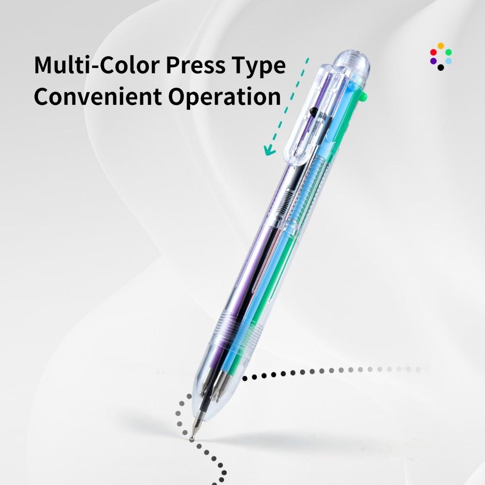 6-in-1 Magic Pen Nail Art Multi-tip Nail Dotting Tool Gel Polish Painting Pen for Salon Home DIY Manicure Designs