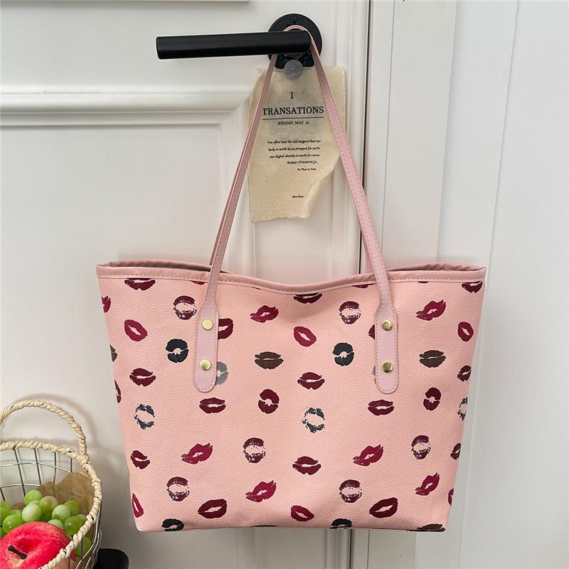 

New Large Capacity Top Handle Bag Comfortable and Versatile Texture Simple Shoulder Bag Floral Print Tote for Daily Commute Bag