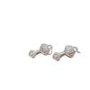 Sterling Silver 999 Ruyi Fu Character Beads, Handmade DIY Bracelet Accessories, Pure Silver Wristband Spacers