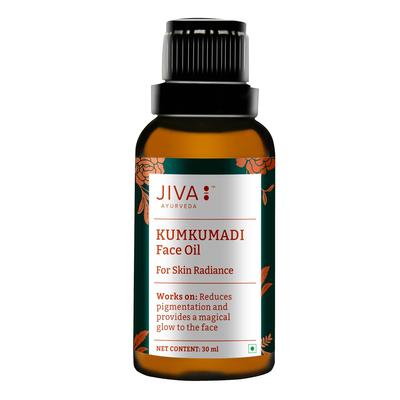 Jiva Kumkumadi Oil 30ml Pack of 1 for Radiant Skin, Scar Reduction, Nighttime Skin Nourishment