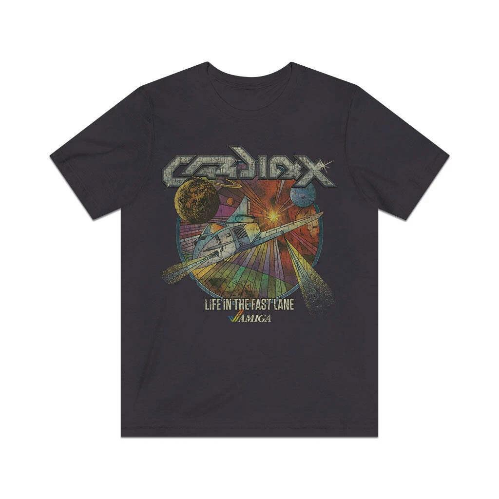 Cardiaxx Life In The Fast Lane 1991 Vintage Men s T shirt S