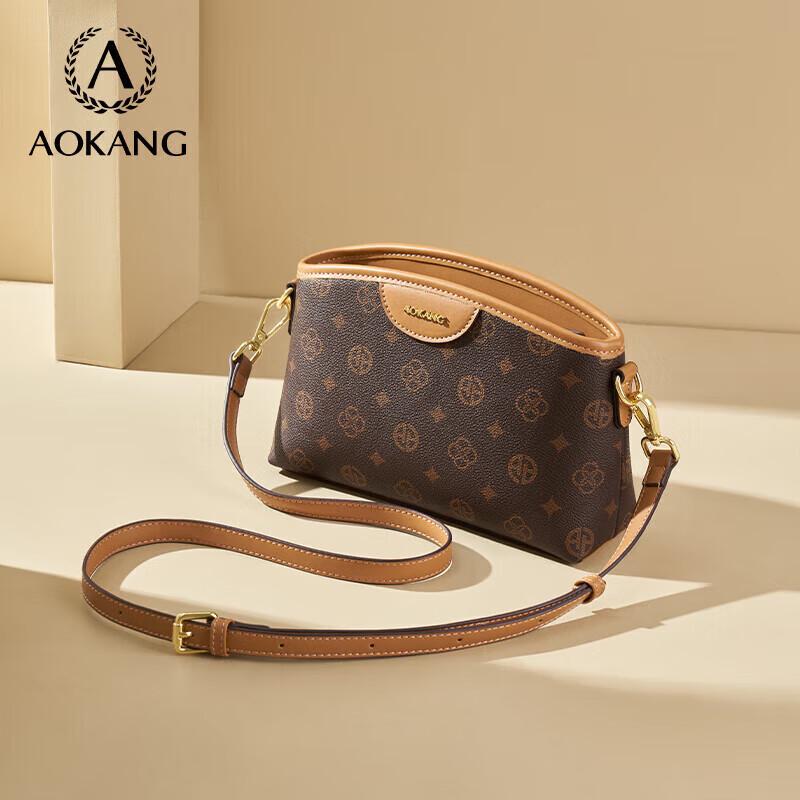 Aokang Women s Retro Light Luxury Crossbody Shoulder Bag