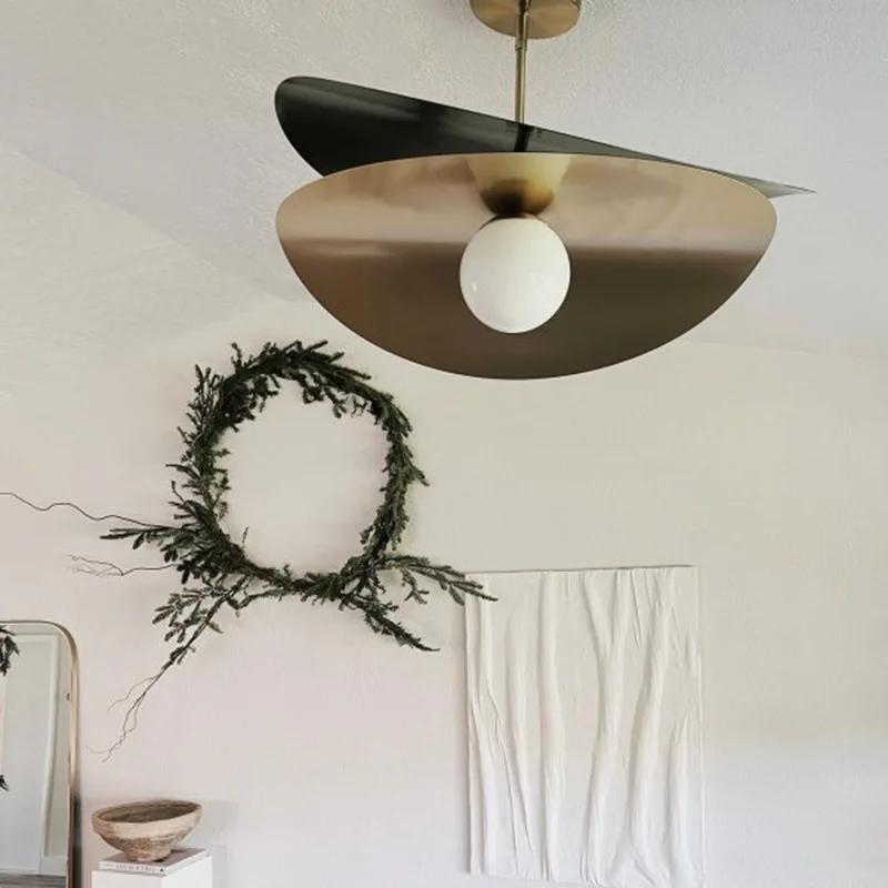 Nordic Creative Iron Art Pendant Light Luxury Living Room Bedroom Restaurant Traditional Chinese Style Designer Pendant Lamp