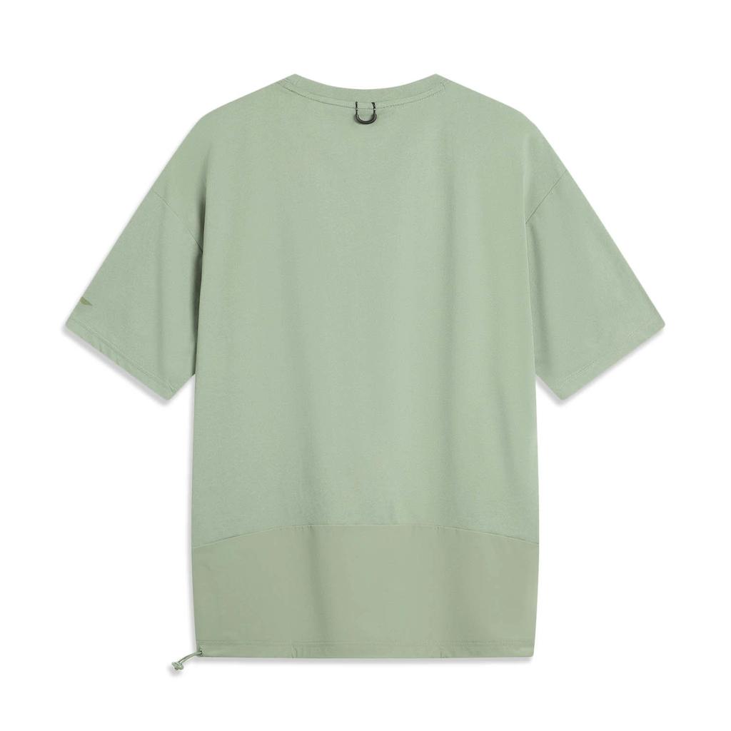 Li Ning CF Breathable Versatile Loose Fit Short Sleeve T-Shirt Men Tops ATSV637-4