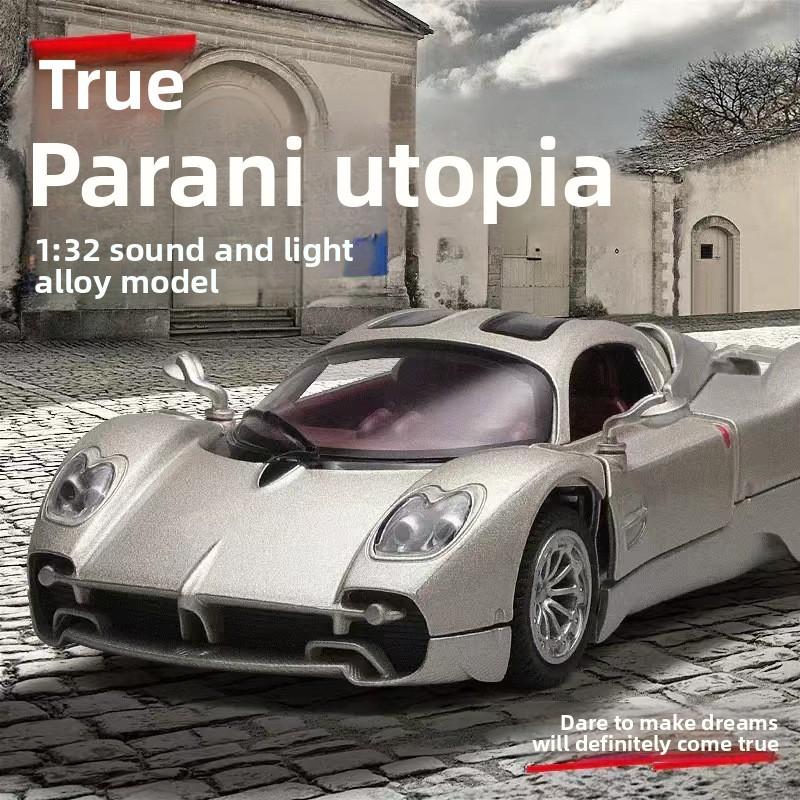 Pagani Utopia Supercar Alloy Model Car With Light Sound Effects For Kids