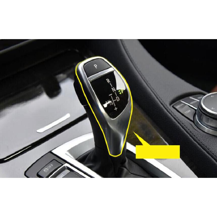 Oak Grain Gear Shift Knob Shifter Lever Trim Fit For BMW X3 F25 X4 F26 2014-2017