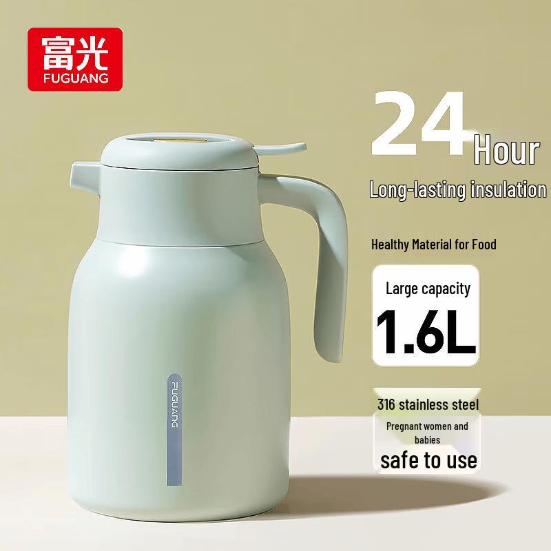 

FUGUANG 1.6L 316 Stainless Steel Insulated Thermos Kettle