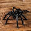 Halloween Spider Figure Seasonal Scene Prop Halloween Spider Statue Cast Iron for Mantel Windowsill Haunted House Desk Shelf