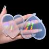 Shiny Light and Shadow Ornaments Silicone Epoxy Keychain Mold DIY Earrings Pendant Jewelry for Valentine Gift Crafts