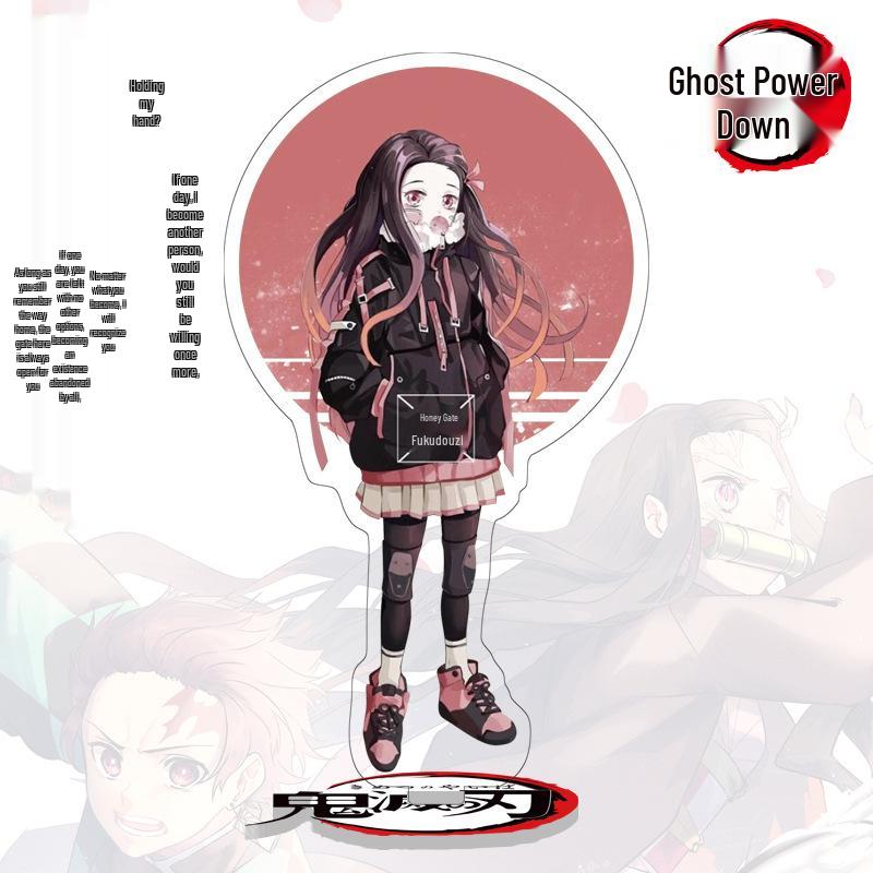 Demon Slayer 40-1 Duży Akrylowy Standee: Kolekcjonerska figurka Tanjiro i Nezuko