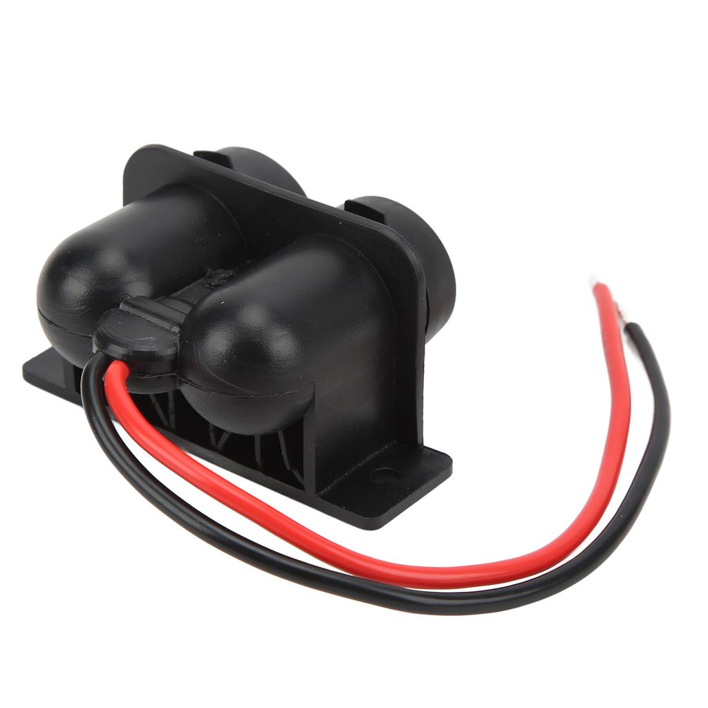 Dual Hole Cigarette Lighter Socket with 20cm Cable 12V 120W 10A Output for Car Marine Truck ATV RV