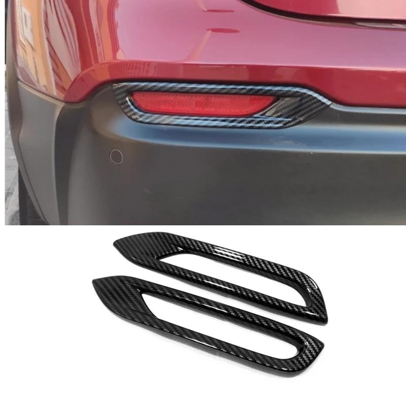 For Nissan Qashqai J11 2018   ABS Chrome Auto Rear Foglight Lamp Frame Cover Decoration Reflector Trims Car Accessories