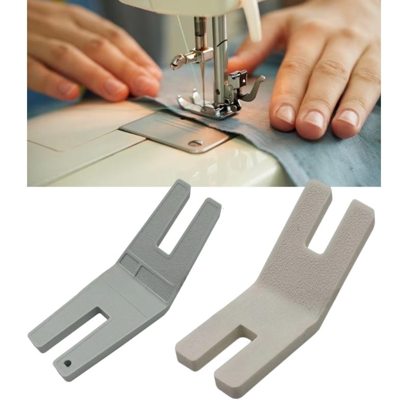 2Pcs Sewing Button Clearance Plate Button-Reeding Hump Jumper Presser Feet for Multifunctional Domestic Sewing Machine