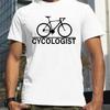 Cycologist Bicycle Lover Shirts Bicycle Gift Ideas Men Summer Short Sleeves Oversized Tee Unisex Mountain Bike Sport Man Tees
