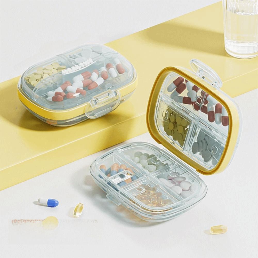 7 Compartment Sealed Pills Case Moisture-Proof Weekly Pills Container Chronic Patients