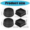 6Pcs Adjustable Bed Furniture Risers Heavy Duty Bed Lifts Risers With Rubber Pad for Couch Desk Sofa Table Enduring