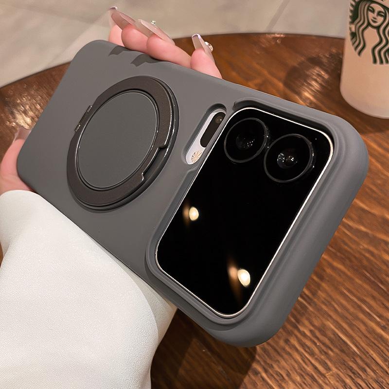 Applicable to Xiaomi 17promax mobile phone case Xiaomi 17pro protective case 17 liquid magnetic suction 14 bracket 13 all-inclusive