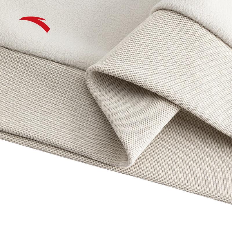 Anta Men's Winter Fleece Pullover Sweatshirt