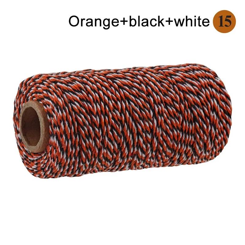 2mm 100M Macrame Cord Corda di cotone Spago Filo Stringa Artigianato Cucito fai da te Fatti a mano Arazzi Boemia Festa di nozze Decorazioni per la casa