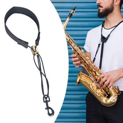 Sax Neck Strap Strap,Comfortable,Portable,Soft,Sturdy Adjustable Length Lightweight Professional