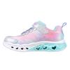Skechers Girls Flutter Heart Light Up Flat Trainers