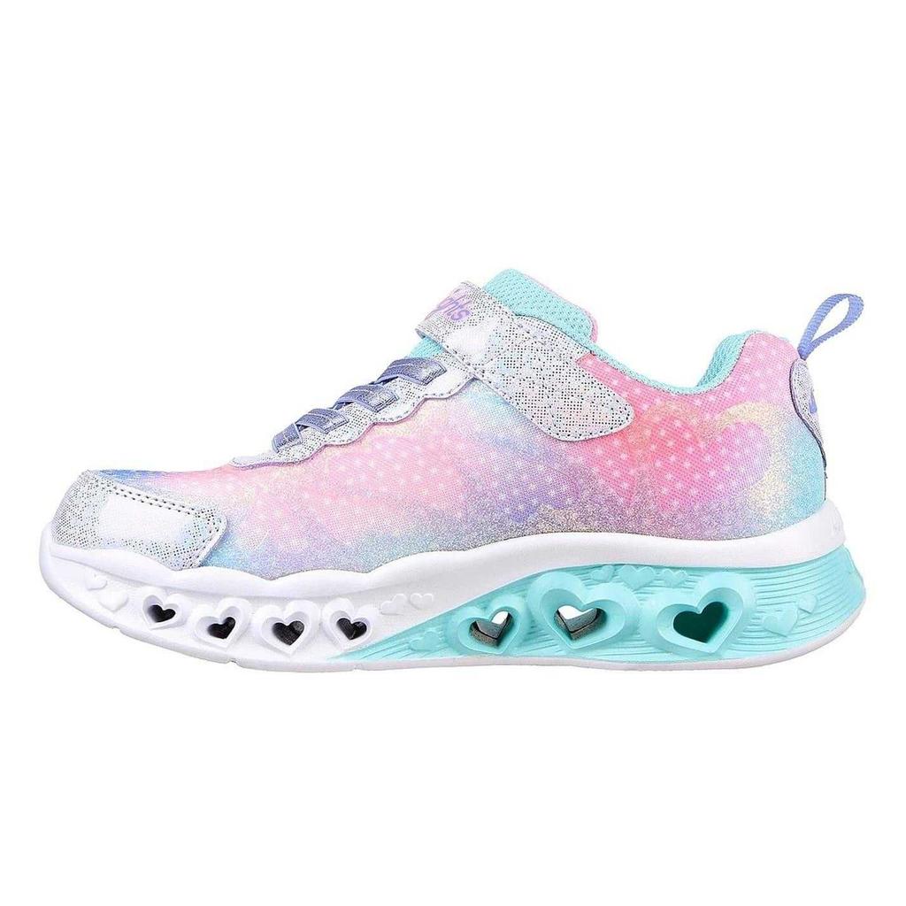 Skechers Girls Flutter Heart Light Up Flat Trainers