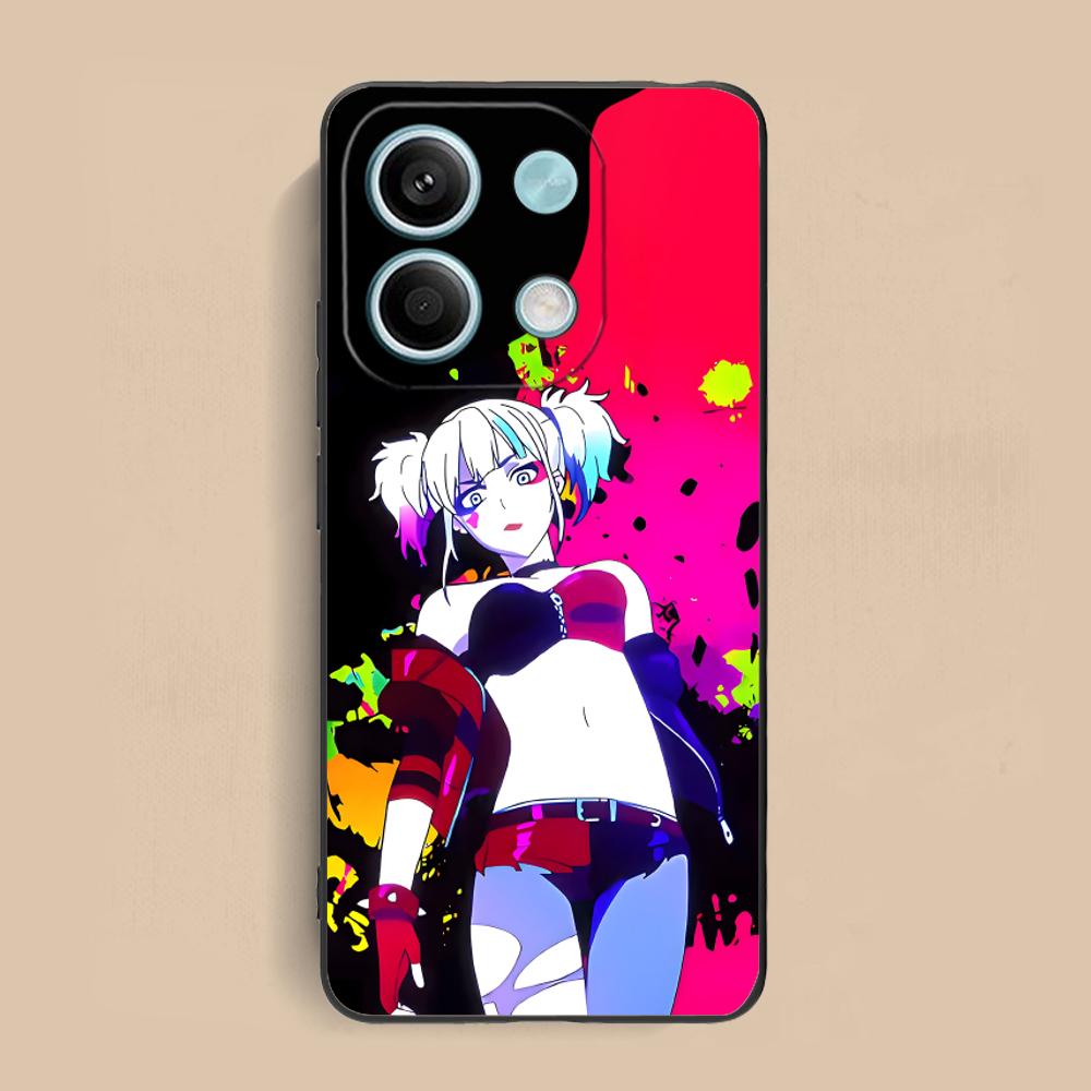 Phone Case for Xiaomi Redmi Note 14 13 12 11 A5 3 2 1 Pro Plus 4G 5G Colour Printing Cover Cellphones Pretty Joker Girl Monster