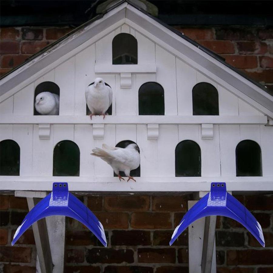 Pigeon Perch Stand, Plastic Pigeon Habitat Bracket, Durable & Lightweight, Weather-Resistant, Easy To Install