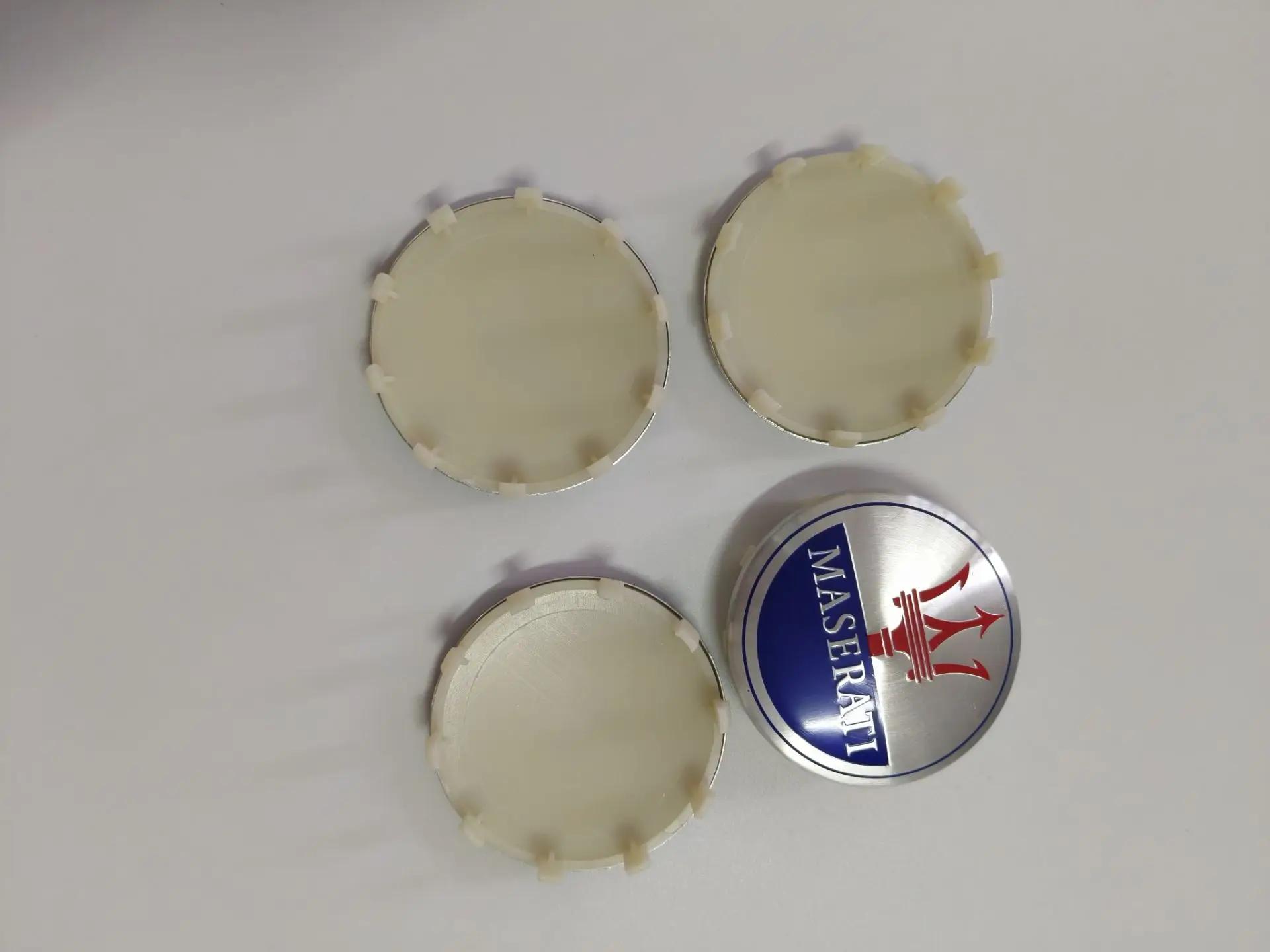 

4pcs 8PCS 60MM Car Wheel Center Hup Caps Cover Emblem For Maserati Granturismo Quattroporte Levante Coupe GTS Q4 GT Accessories