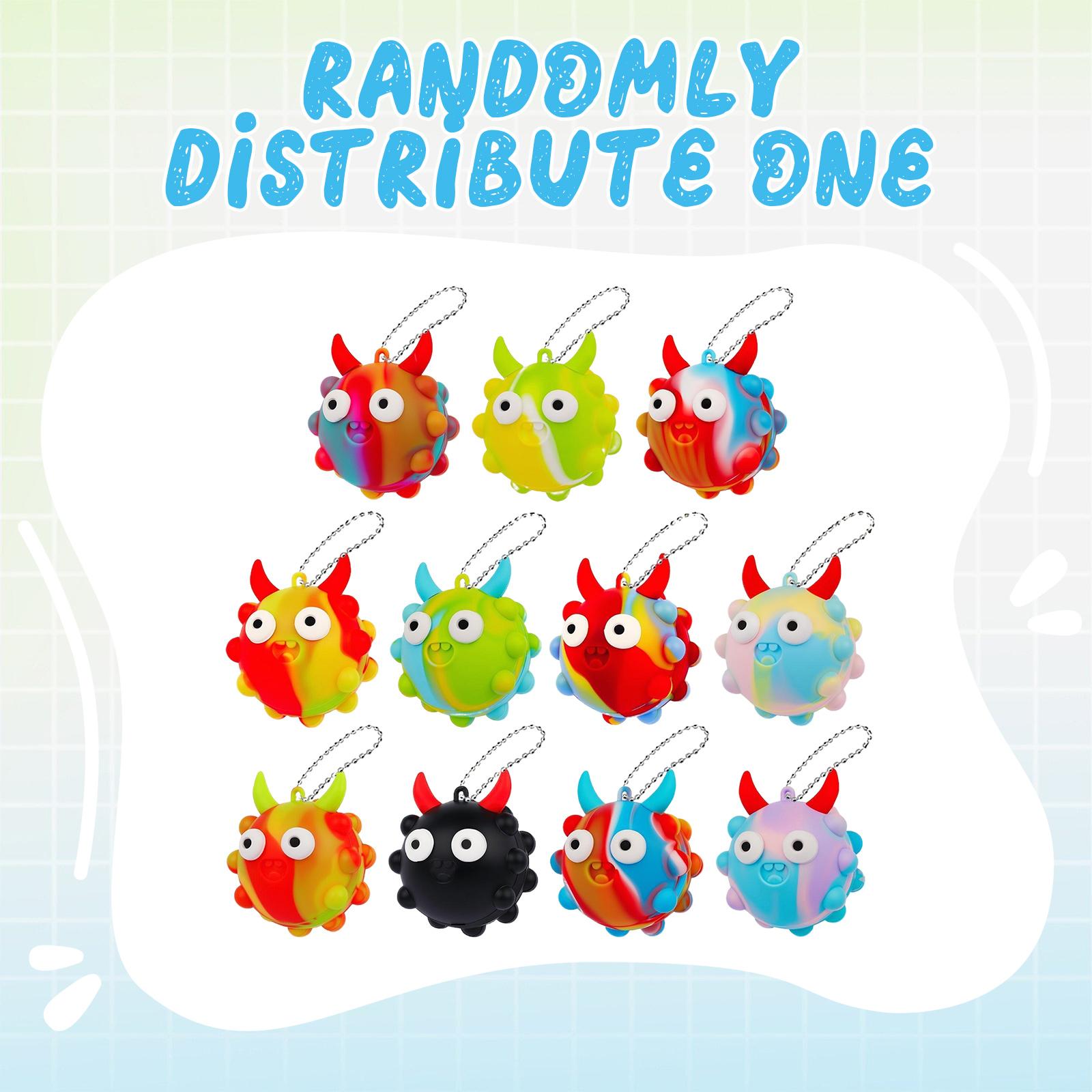 

Силиконовый шар-антистресс «Большой бычий рог», Пузырчатый шар, Брелок-подвеска «Ловушка для крыс» One Size