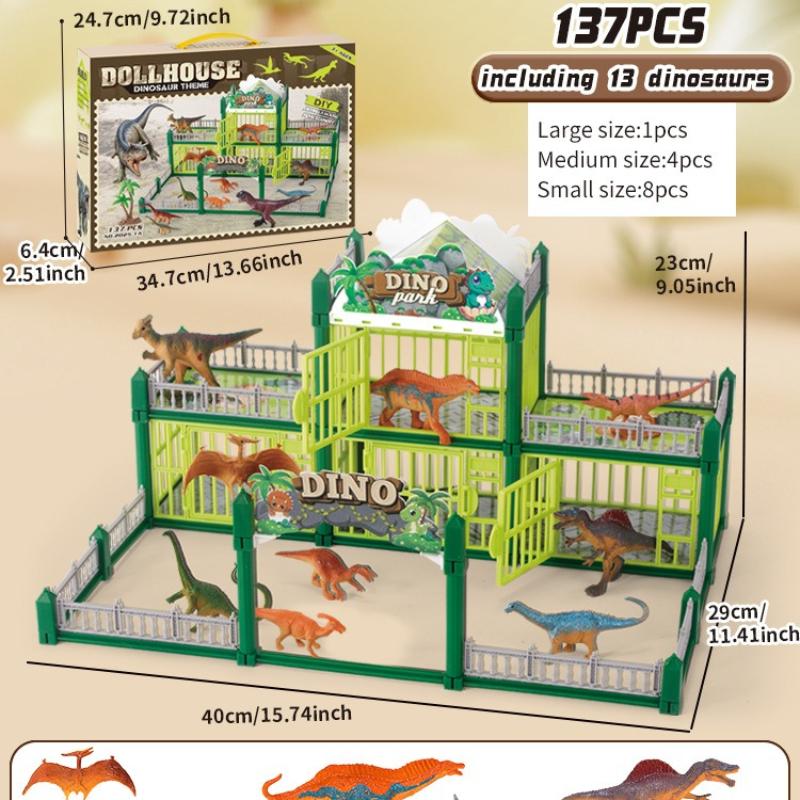 Новый тематический парк Юрского периода детский подарок симуляция DIY арена для динозавров игрушка
