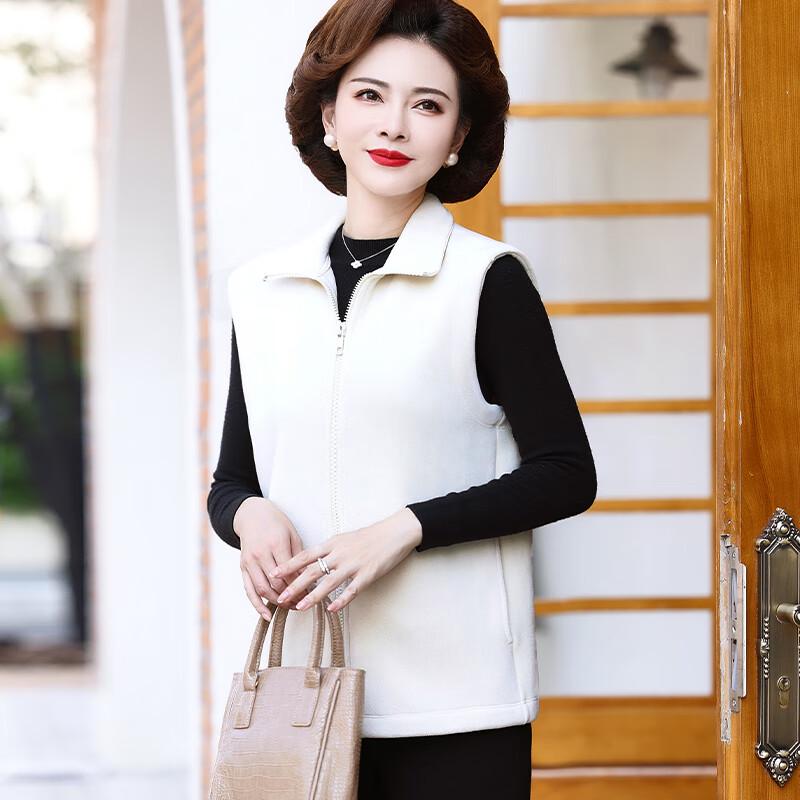 

YUZHAOLIN Women s Thickened Fleece Vest L