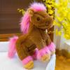 Cute Stuffed Horse Toy Bell Zodiac Pony Figurine Dorable 2026 Horse Plush Doll  Birthday Gift