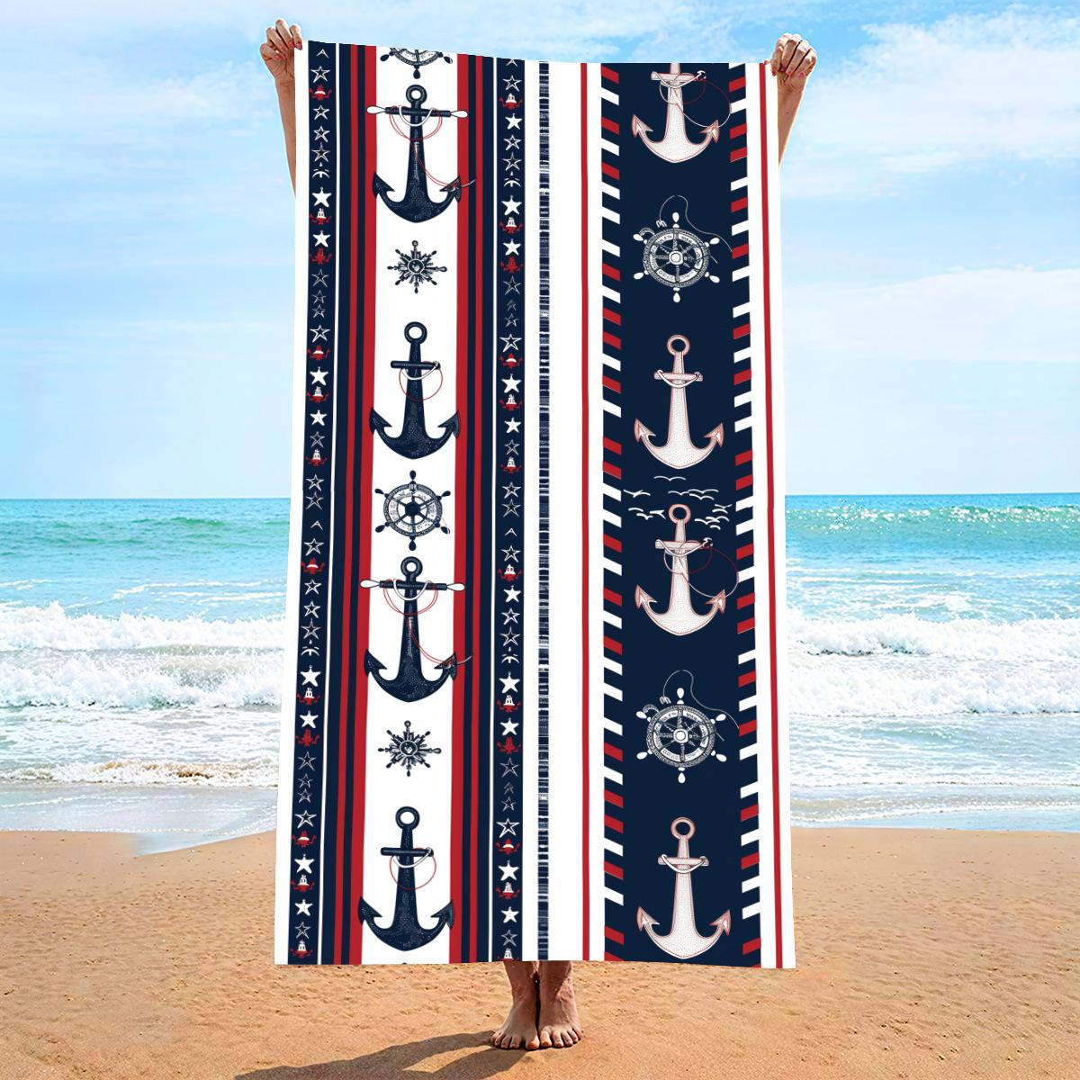 

Новое, двухстороннее бархатное пляжное полотенце, полотенце для серфинга, спортивное полотенце. 80 * 160CM (available in stock)